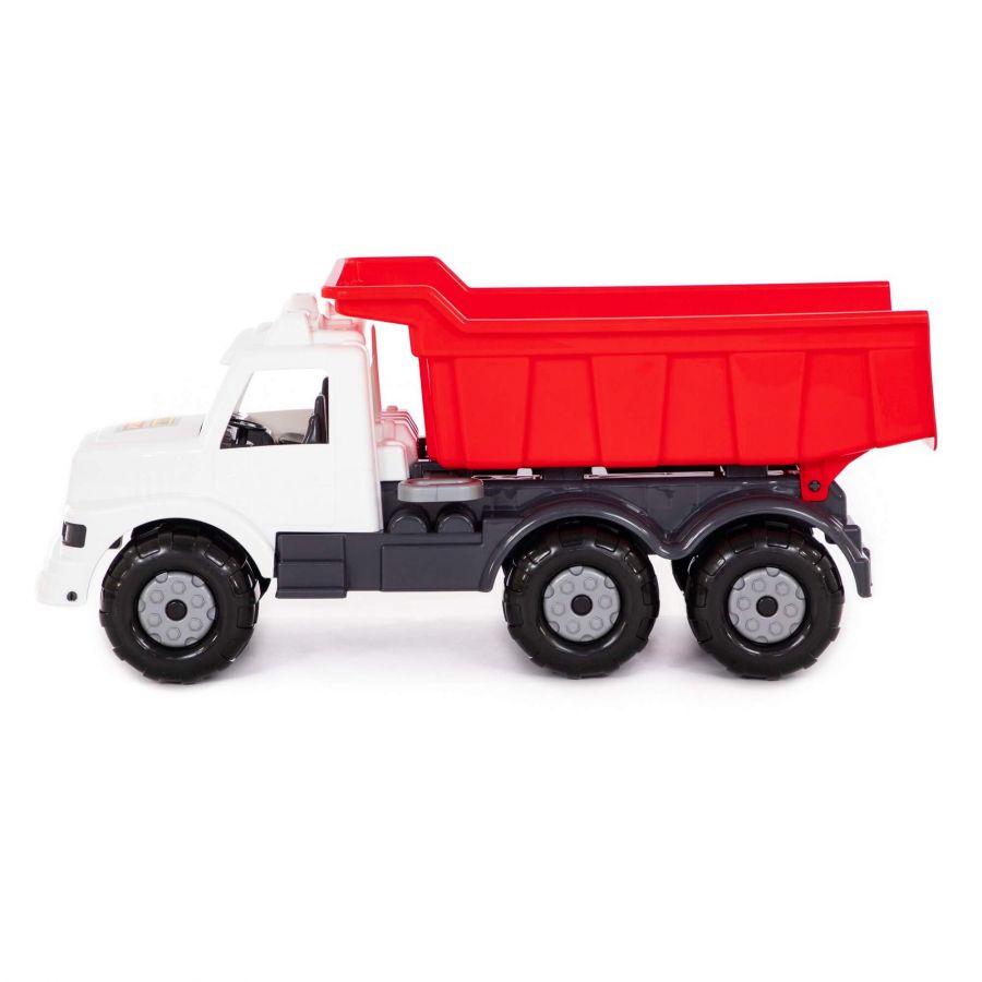 "Буран" №3, автомобиль-самосвал (бело-красный)