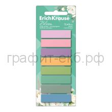 Закладки 12х45 8цв.20л.ErichKrause Pastel Bloom 61560