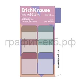 Закладки 25х38 6цв.10л.ErichKrause Manga 61583