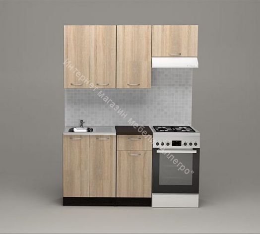 Кухонный гарнитур Сабрина нормал 1500 мм