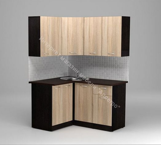 Кухонный гарнитур Сабрина прайм угловой 1400*1200 мм