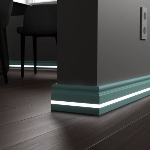 Плинтус c LED подсветкой Калифорния