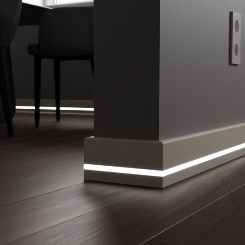 Плинтус c LED подсветкой Техас