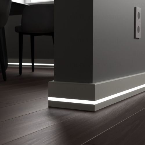 Плинтус c LED подсветкой Орегон