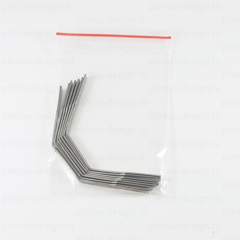 L-образный щелевой плинтус ФЕСО белый RAL9016