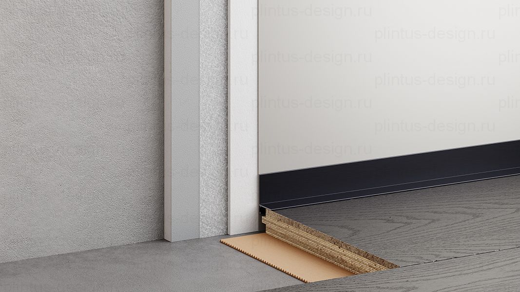 L-образный щелевой плинтус ФЕСО любой цвет по RAL