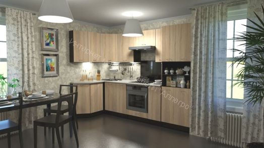 Кухонный гарнитур Симона гранд прайм угловой 2600*1400 мм