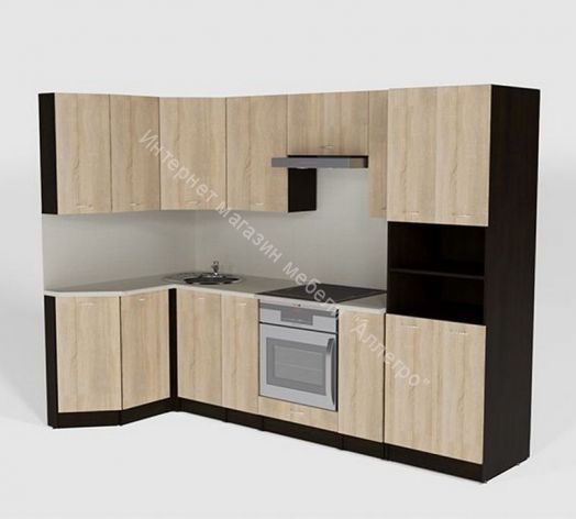 Кухонный гарнитур Симона гранд прайм угловой 2600*1400 мм
