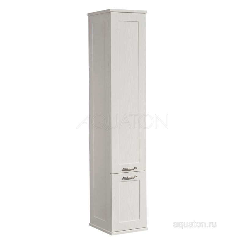 Шкаф - колонна AQUATON Леон дуб белый 1A186503LBPS0