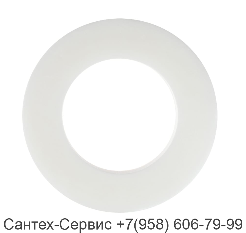 340321070031 Прокладка между бачком и унитазом Siamp, белая.