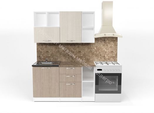 Кухонный гарнитур Ольга нормал 3 1500 мм