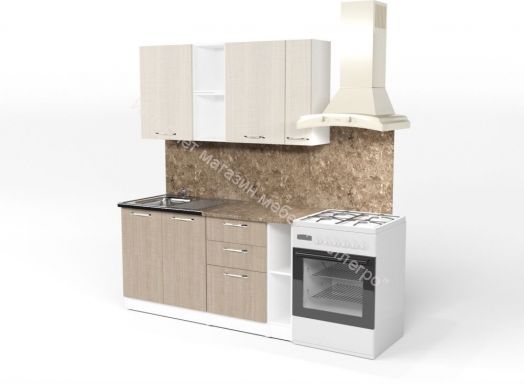 Кухонный гарнитур Ольга нормал 4 1500 мм