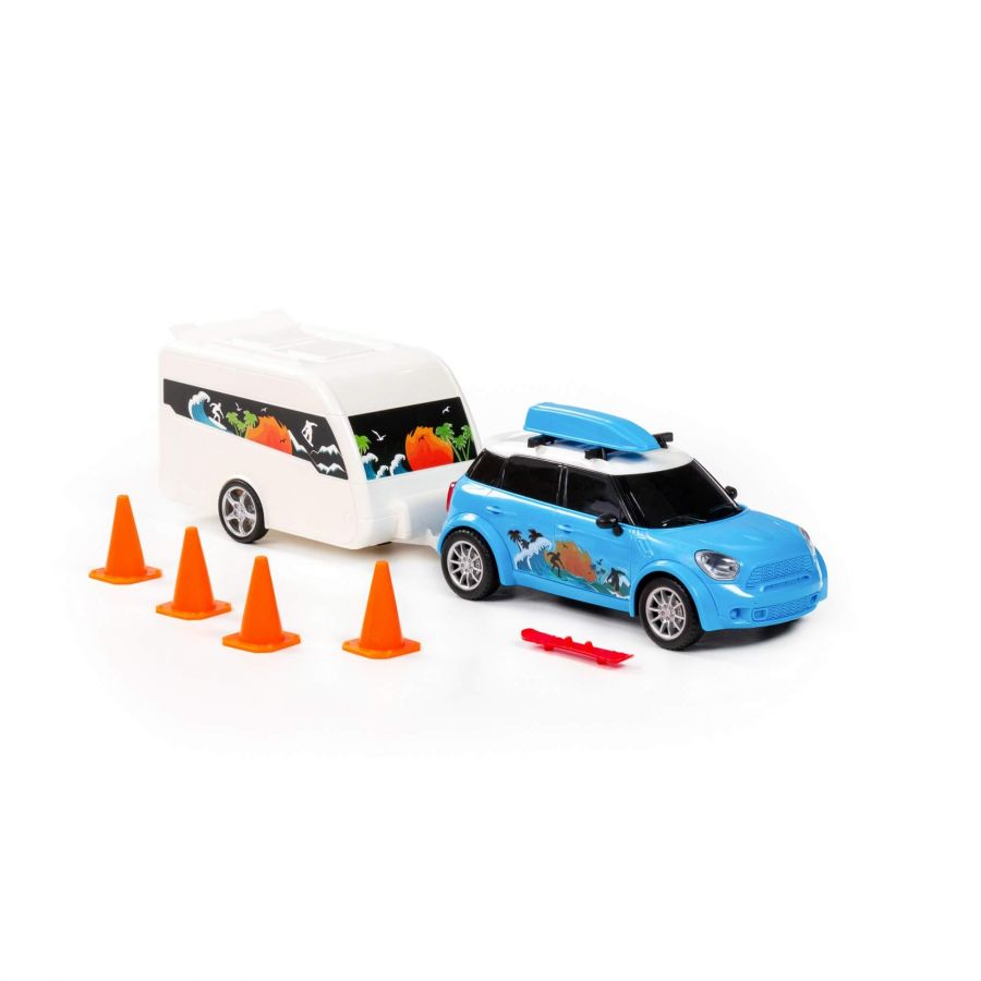 Автомобиль "Круиз" с прицепом (в лотке)