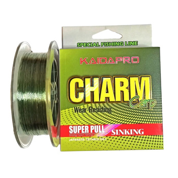 Леска KAIDA Charm Carp 300м 0,40 /10,5кг темно-зеленая NL403
