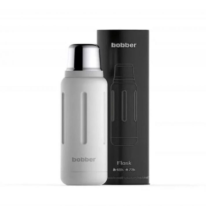 Термос bobber Flask 1000 Sand Grey (серый)