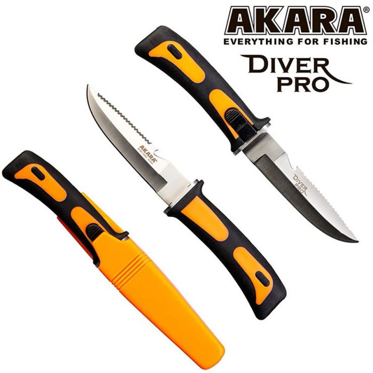Нож Akara Diver Pro нетонущий 11,5см KADP-11/5