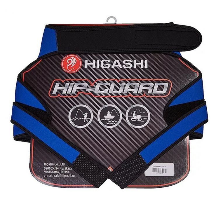 Сидушка HIGASHI Hip-Guard Защита неопреновая (#Black-Blue)