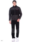 Костюм ПИКНИК-Люкс флис/Taslan (черный) Huntsman