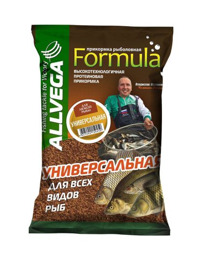 Прикормка ALLVEGA "Formula Universal" 0,9кг УНИВЕРСАЛЬНАЯ