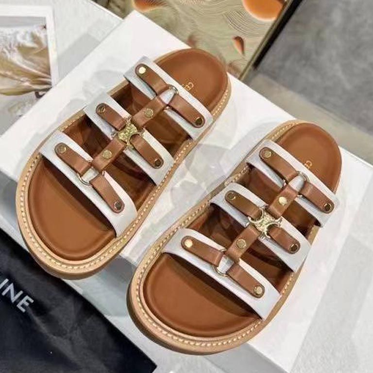 Шлепанцы CELINE TIPPI Premium