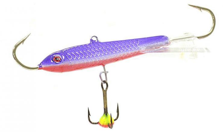 Балансир Lucky John CLASSIC 8 + тройник 80мм блистер 81801-28