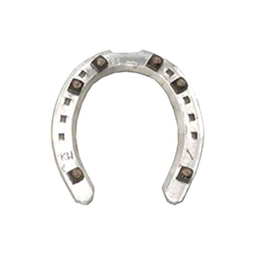 KW Aluminium shoe Подкова для рысаков. 6 шипов высотой 13 мм. Перед.
