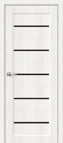Межкомнатная Дверь с Экошпоном Bravo Мода-22 Black Line White Dreamline  700x2000, 800x2000, 900x2000мм (полотно) / Браво.