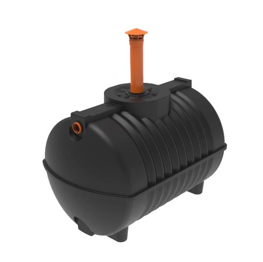 Емкость подземная Rostok G 3000 с шахтой