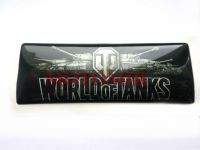 Наклейка силикон "World of Tanks" (11.5*5см)