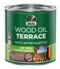 Масло Деревозащитное Dufa Wood Oil Terrace 0.9л Бесцветное, Полуматовое для Террас и Садовой Мебели/ Дюфа.