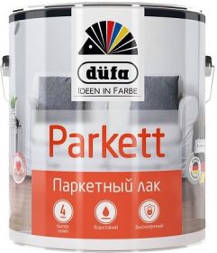 Лак Паркетный Dufa Retail Parkett 0.75л Глянцевый, Алкидно-Уретановый / Дюфа Ритейл Паркет.