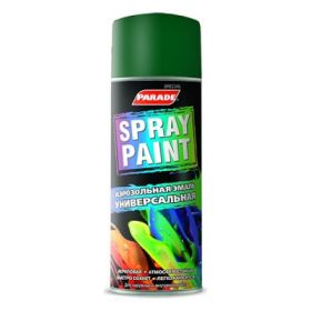 Аэрозольная Эмаль Декоративная Универсальная Parade Spray Paint 0.4л Зелёный Мох / Парад Спрей Пейнт.