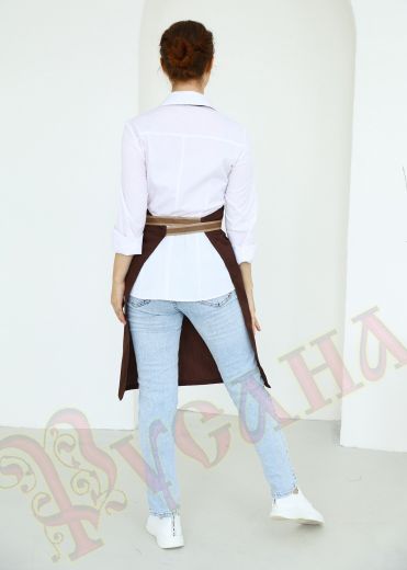 вид сзади фартук официанта