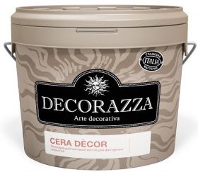 Декоративный Состав Decorazza Cera Decor 2.5л CD 10-17 Лессирующий, Матовый на Основе Воска / Декораза Сера Декор.