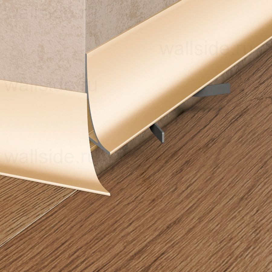 Щелевой плинтус Pro Design Corner L 584 шампань