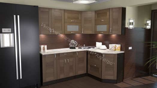 Кухонный гарнитур Кира мега прайм 2000х1500 мм