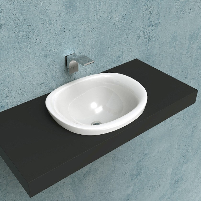 Изображение Встраиваемая сверху раковина Flaminia Io 60 Recessed Basin 60х504