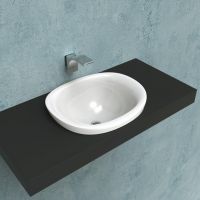 Раковина Flaminia Io 60 Recessed Basin 60х50,4 схема 1