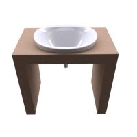 Раковина Flaminia Io 60 Recessed Basin 60х50,4 схема 5