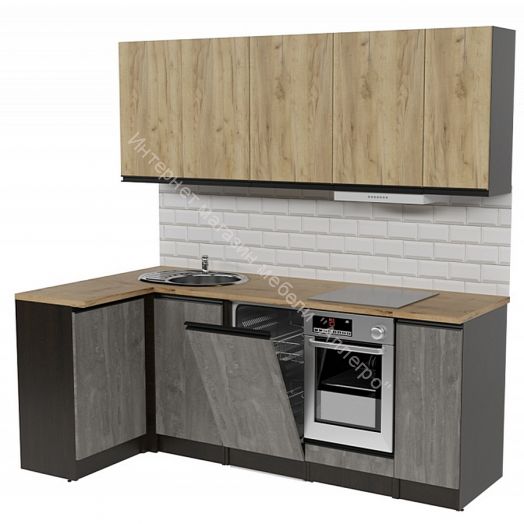Кухонный гарнитур Адажио прайм 400 1100х2000 мм