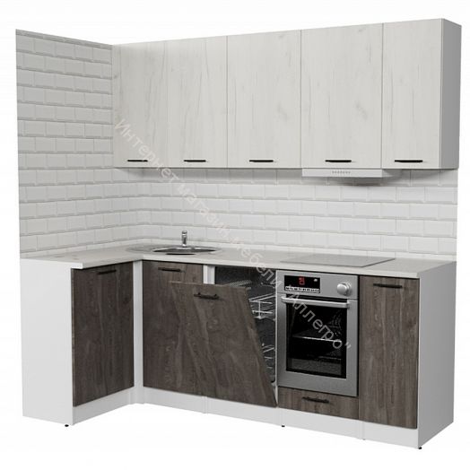 Кухонный гарнитур Сиена прайм 400 1100х2000 мм