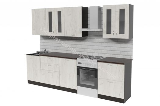 Кухонный гарнитур Лоретта компакт 2200 мм