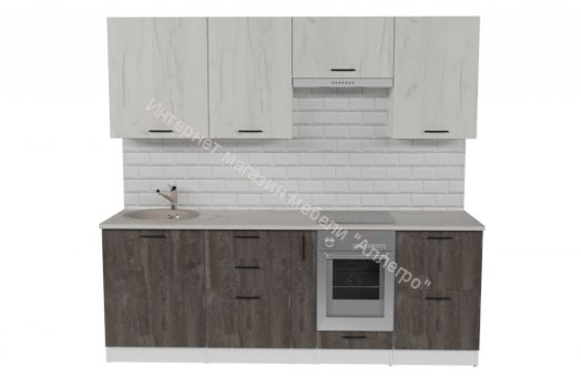 Кухонный гарнитур Сиена компакт 2200 мм