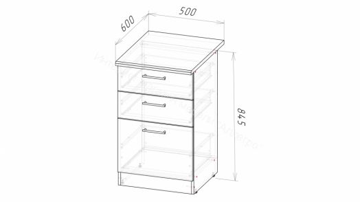 Кухонный гарнитур Сиена компакт 2200 мм