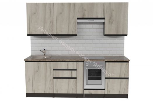 Кухонный гарнитур Равенна компакт 2200 мм