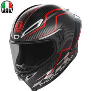 Мотошлем AGV Pista GP RR Performante, Черно-красный карбоновый