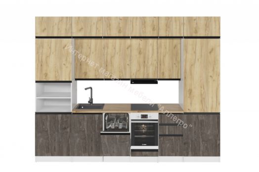 Кухонный гарнитур Сапфир экстра 3000 мм