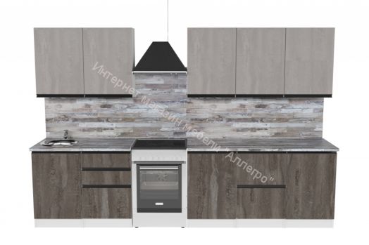 Кухонный гарнитур Нефрит экстра 2500 мм