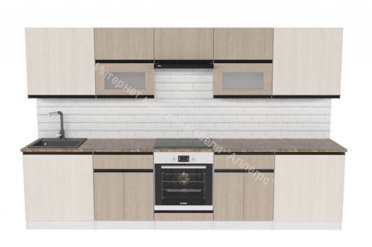 Кухонный гарнитур Кварц экстра 3000 мм