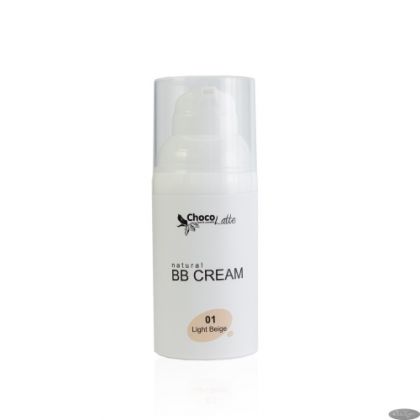 ТМ ChocoLatte Натуральный BB-крем для лица ТОН №1 СВЕТЛЫЙ БЕЖ (LIGHT BEIGE) дневной с тонирующим эффектом, 30 мл